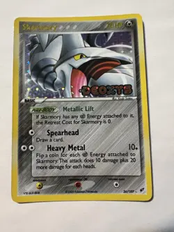 Pokemon TCG English Card ex Deoxys Skarmory 26/107 Reverse Holo Stamped - Image 1