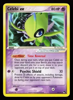 Celebi ex 17/17 Non-Holo Rare POP Series 2 Pokemon Card - Image 1