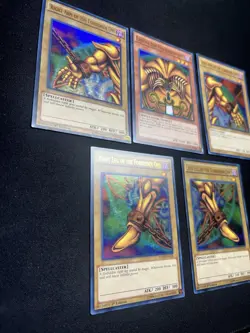 Yugioh Exodia the Forbidden Full 5 Card Set YGLD-ENA17-21 Ultra Rare 1st NM/LP - Image 2