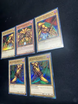 Yugioh Exodia the Forbidden Full 5 Card Set YGLD-ENA17-21 Ultra Rare 1st NM/LP - Image 5
