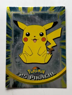 Pikachu Topps JUMBO PROMO #25 Oversized Pokemon Card 1999 Foil LP - Image 1