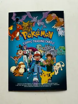 Pikachu Topps JUMBO PROMO #25 Oversized Pokemon Card 1999 Foil LP - Image 2