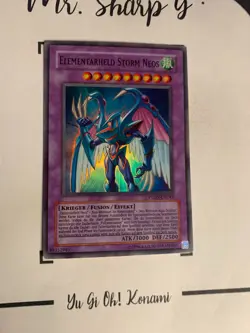 ELEMENTARHELD STORM NEOS - PTDN-DE043 DEUTSCH Yu-Gi-Oh! CARD SUPER RARE HOLO** - Image 3
