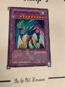 ELEMENTARHELD STORM NEOS - PTDN-DE043 DEUTSCH Yu-Gi-Oh! CARD SUPER RARE HOLO** - Image 4