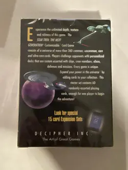 Star Trek The Next Generation Customizable 1994 Card Game NEW Sealed - Image 2