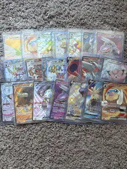 20 Pokemon ex and V Cards/Full Art + - Image 1