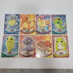 Lot of 8 Pokemon Cards TV Animation Edition 1999 Topps Charmander Squirtle Etc - Image 1