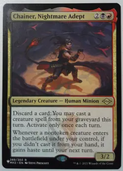 Chainer, Nightmare Adept *Rare* Magic MtG x1 The List - Image 1
