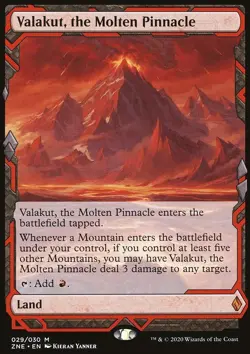MTG Valakut, the Molten Pinnacle (29/30) Zendikar Rising Expeditions NM - Image 1