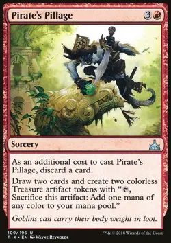 MTG Magic the Gathering Pirate's Pillage (109/219) Rivals of Ixalan LP - Image 1