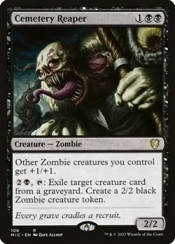 MTG Cemetery Reaper (108/209) Innistrad Midnight Hunt Commander NM - Image 1