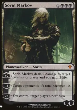MTG Magic the Gathering Sorin Markov (778/1703) Mystery Booster NM - Image 1