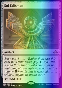 MTG Magic the Gathering Sol Talisman (236/765) Modern Horizons 2 LP FOIL - Image 1