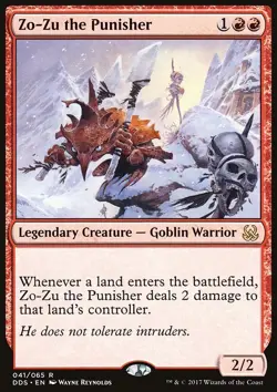 MTG Magic the Gathering Zo-Zu the Punisher (41/72) DD Mind vs. Might LP - Image 1