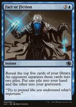 MTG Magic the Gathering Fact or Fiction (26/63) DDA, Jace vs. Chandra NM - Image 1