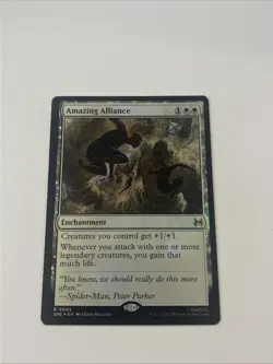 Amazing Alliance Magic The Gathering Spider-Man Rare Foil #2 NM+ - Image 1