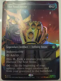 The Soul Stone (Borderless) Marvel's Spider-Man Foil Thanos - Image 1