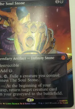 The Soul Stone (Borderless) Marvel's Spider-Man Foil Thanos - Image 4