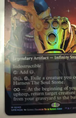 The Soul Stone (Borderless) Marvel's Spider-Man Foil Thanos - Image 5
