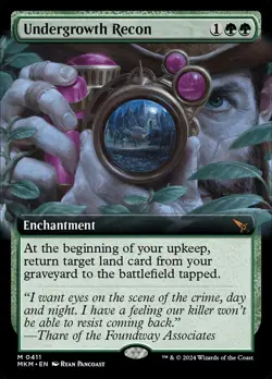 MTG Magic the Gathering Undergrowth Recon (411/462) Murders at Karlov Manor LP - Image 1