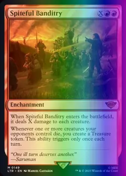 Spiteful Banditry (149/915) The Lord of the Rings Tales of Middle-earth LP FOIL - Image 1
