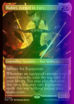MTG Nahiri, Forged in Fury (86/230) March of the Machine The Aftermath LP FOIL - Image 1