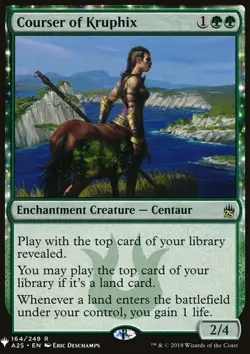 MTG Magic the Gathering Courser of Kruphix (1169/1703) Mystery Booster LP - Image 1