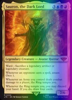 Sauron, the Dark Lord (224/915) LTR LP FOIL - Image 1