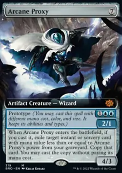 MTG Magic the Gathering Arcane Proxy (319/416) The Brothers' War LP - Image 1