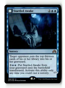 MTG Foil Startled Awake - SOI Moderately Played English - Image 1