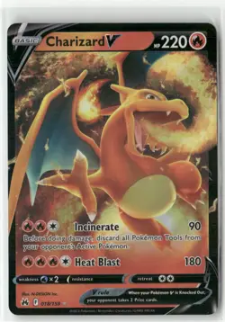 Pokemon Charizard V Ultra Rare Crown Zenith 018/159 NM Not PSA - Image 1