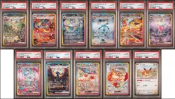 Terastal Festival sv8a Eeveelution SAR Sequential set PSA 10 GEM MINT Pokemon - Image 1