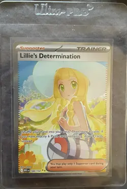 Pokemon Mega Evolution Lillie's Determination 184/132 Secret Rare - PACK FRESH - Image 1