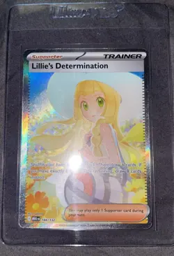 Pokemon Mega Evolution Lillie's Determination 184/132 Secret Rare - PACK FRESH - Image 2