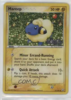 Mareep Reverse Foil Pokemon EX Team Rocket Returns #67 2004 - Image 1