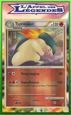 Typhlosion Reverse - HS05:L'appel des Legendes - 35/95 - Carte Pokemon Francaise - Image 1