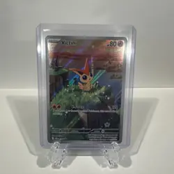 Pokemon TCG Victini SVP 208 Full Art Illustration Black Star Promo Rare Holo - Image 1