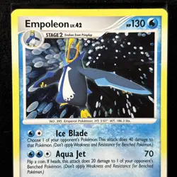 Empoleon 4/130 Holographic Rare From Diamond And Pearl 2007 Pokemon TCG - Image 3