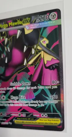 Pokemon TCG Mega Evolutions Mega Mawile Ex Ultra Rare 162/132- NM - PACK FRESH - Image 3