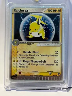 Pokemon Raichu EX Sandstorm 2003 98/100 Holo English - Image 1