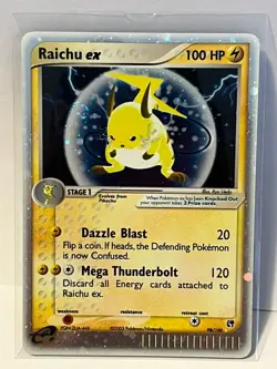 Pokemon Raichu EX Sandstorm 2003 98/100 Holo English - Image 2