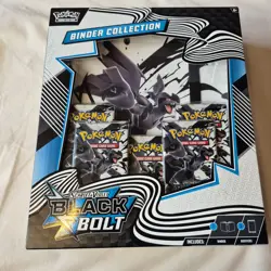 Pokemon TCG Scarlet & Violet Black Bolt Binder Collection *NEW & SEALED* - Image 1