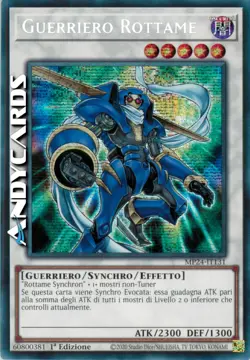 GUERRIERO ROTTAME (Junk Warrior) Segreta Prismatica • MP24 IT131 • 1Ed • Yugioh! - Image 1