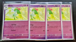 (4) PLAYSET Kirlia 058/132 Mega Evolution Reverse Holo Pokemon Card ME01 NM - Image 1