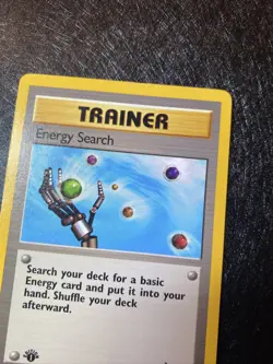 1st Edition Trainer Energy Search 59/62 Pokemon Card - Image 4