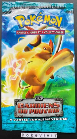 BOOSTER Bloc EX Pokemon EX GARDIENS DU POUVOIR Vide / Empty / Open / NO CARDS ! - Image 1