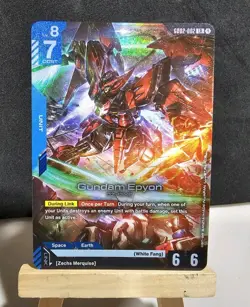 GUNDAM CARD GAME GD02 DUAL IMPACT GUNDAM EPYON LR #002 HOLO FREE SHPPING - Image 1