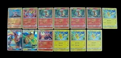 Lot Charizard GX 9/68 Raichu GX 20/68 Pikchu Charmander + More Pokemon Cards - Image 1