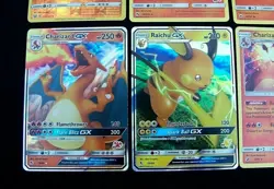 Lot Charizard GX 9/68 Raichu GX 20/68 Pikchu Charmander + More Pokemon Cards - Image 2