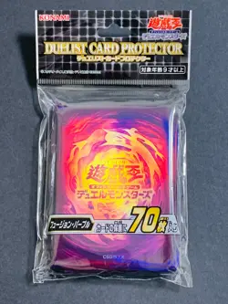 OCG YUGIOH KONAMI Yugioh Sleeves Fusion Purple 70pcs NEW! JP TCG Card Japan - Image 1